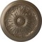 Ekena Millwork Vienna Ceiling Medallion (Fits Canopies up to 3 1/4"), Hand-Painted Warm Silver, 16 7/8"OD x 5/8"P CM17VIWSS - alternate 1
